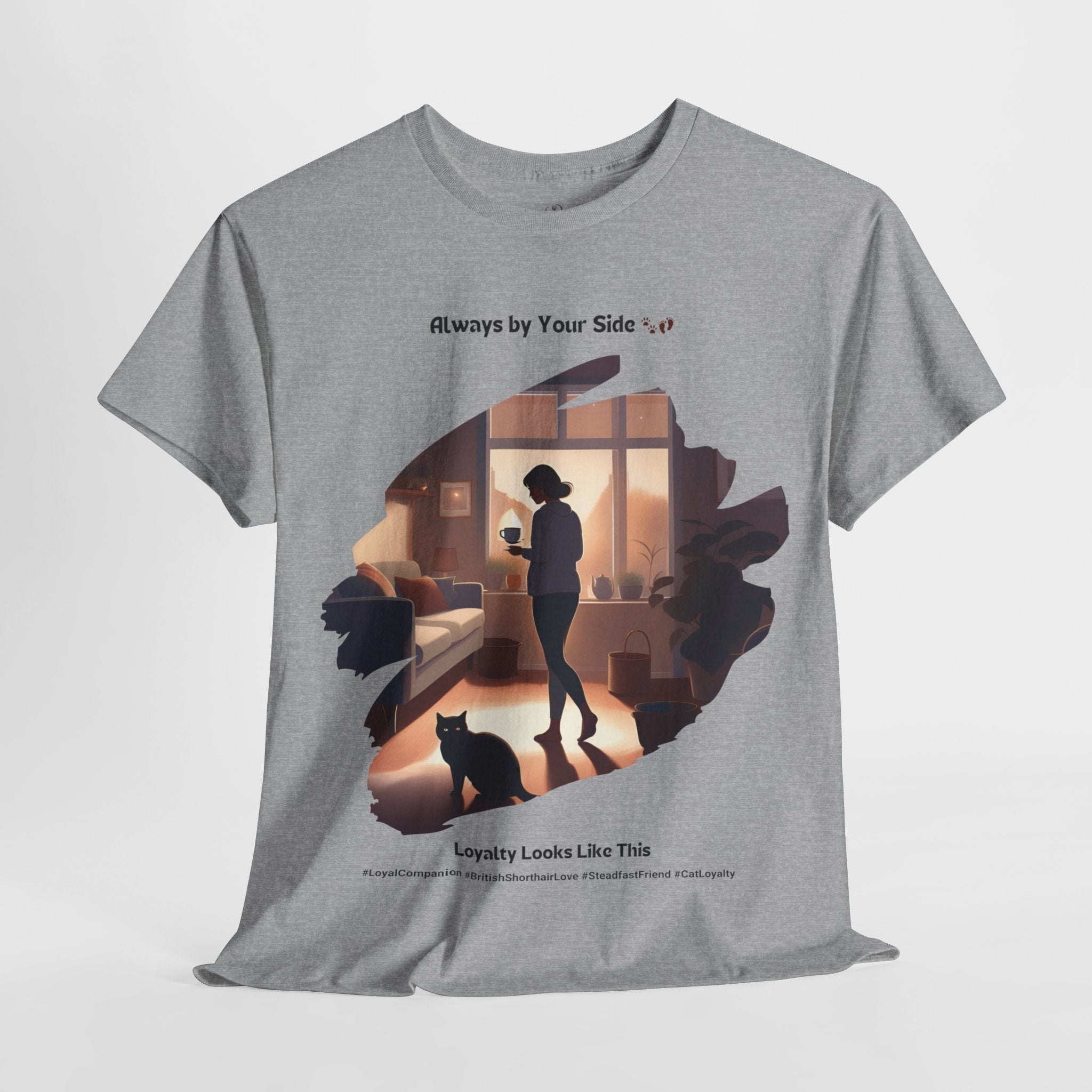 Women's - Ever-Present Purr: British Shorthair Loyalty T-Shirt