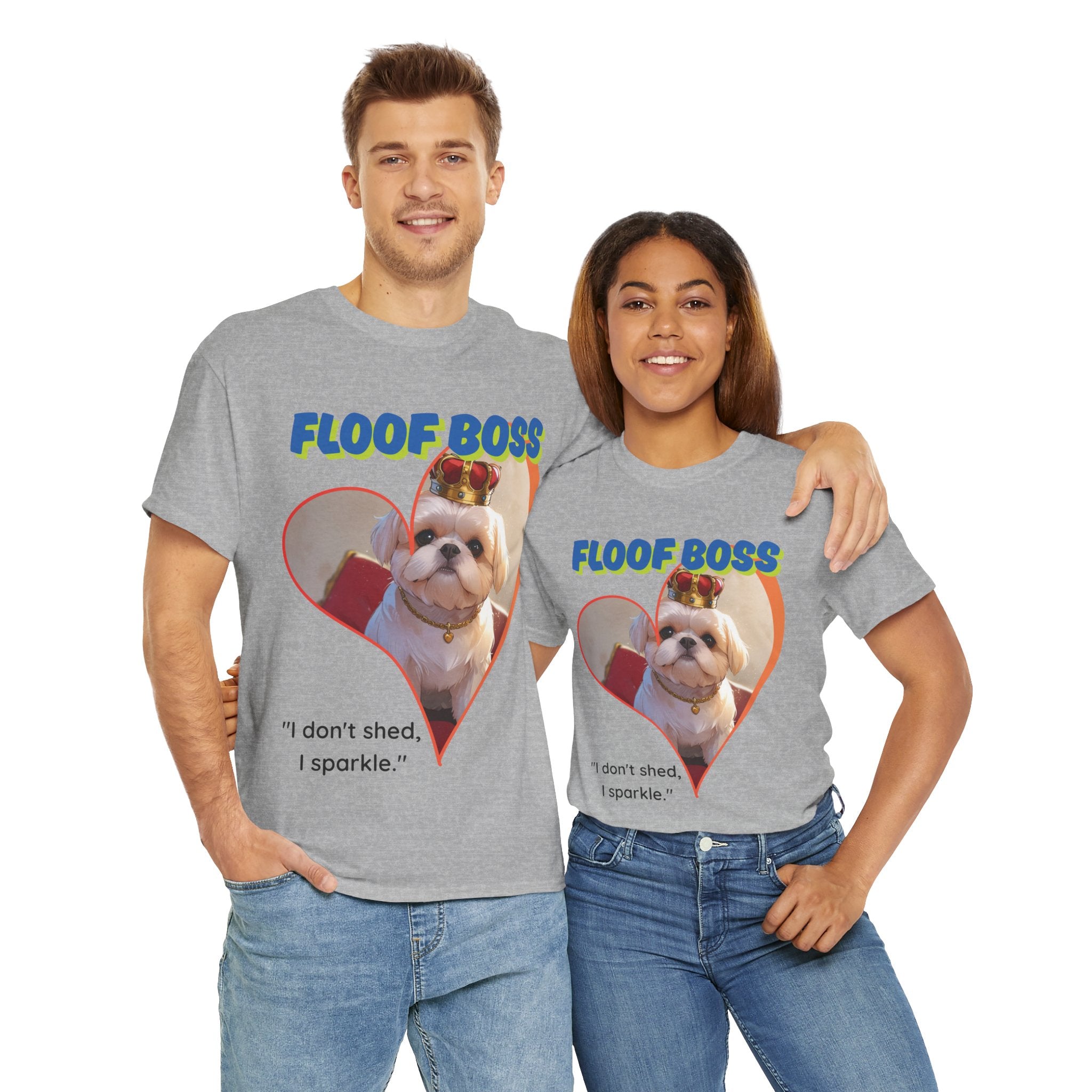 Unisex Floof Boss Shih Tzu T-Shirt