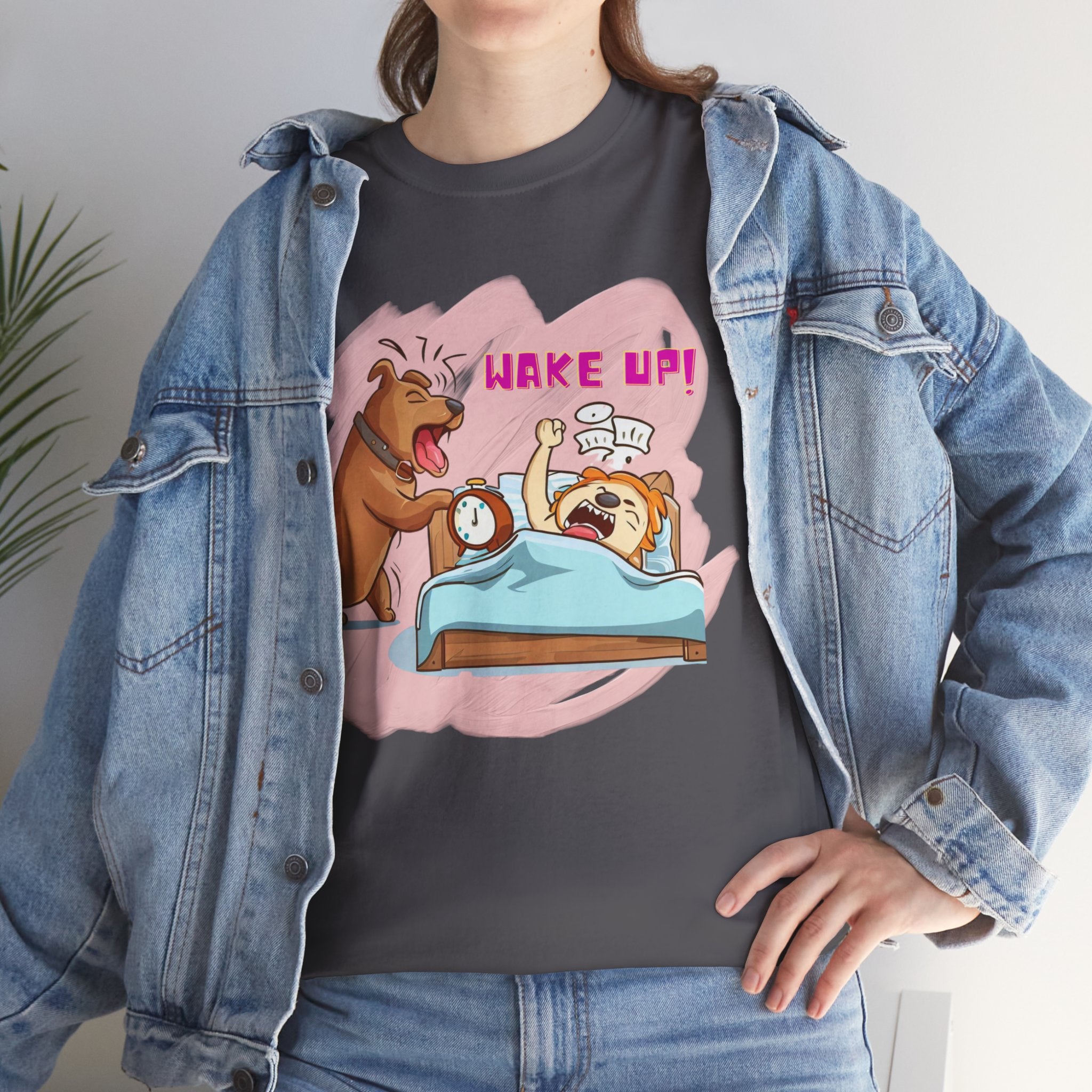 Unisex - Wake Up and Play Dog T-Shirt