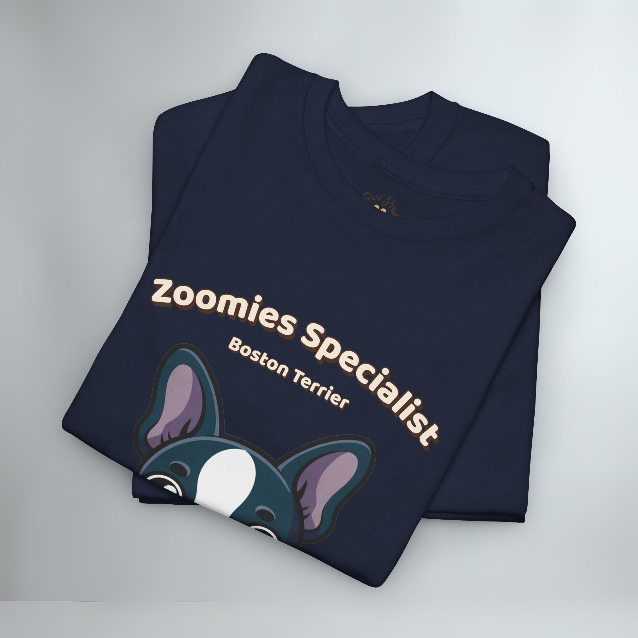Unisex T-Shirt – Zoomies Specialist: Boston Terrier Everyday Moments Edition