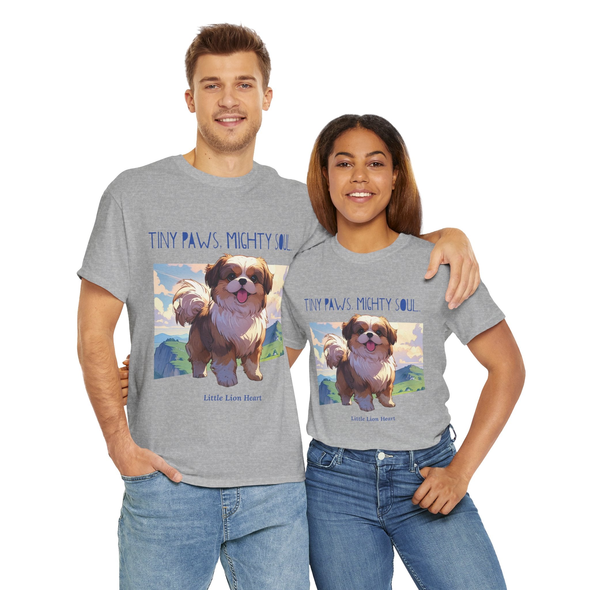 Unisex Little Lion Heart Shih Tzu T-Shirt