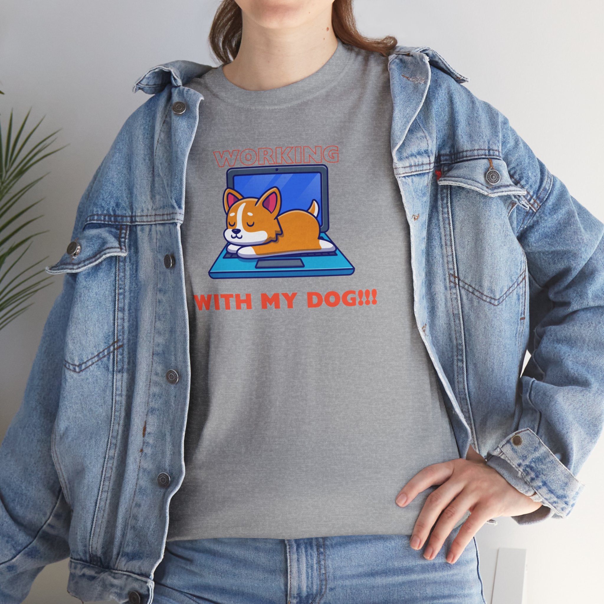 Unisex - Working with My Dog T-Shirt