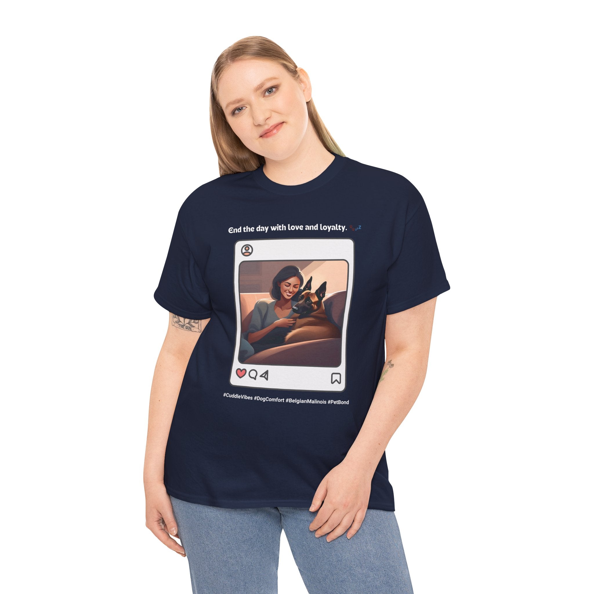 Women's -End the Day with Love and Loyalty: Belgian Malinois T-Shirt