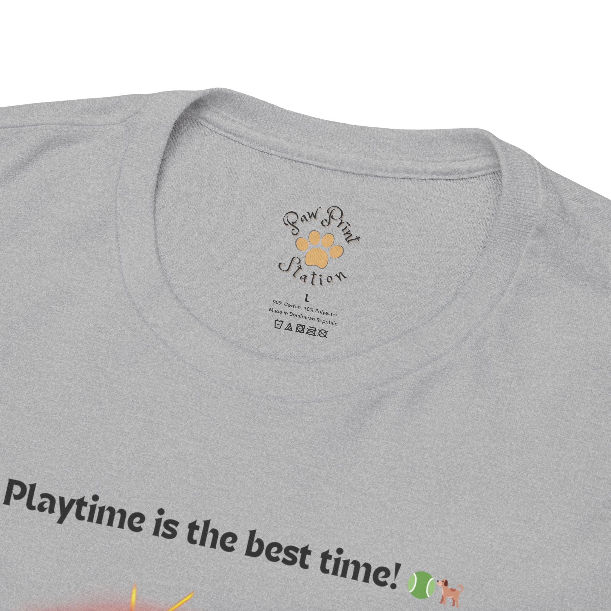 Unisex - Playtime is the Best Time: Belgian Malinois T-Shirt