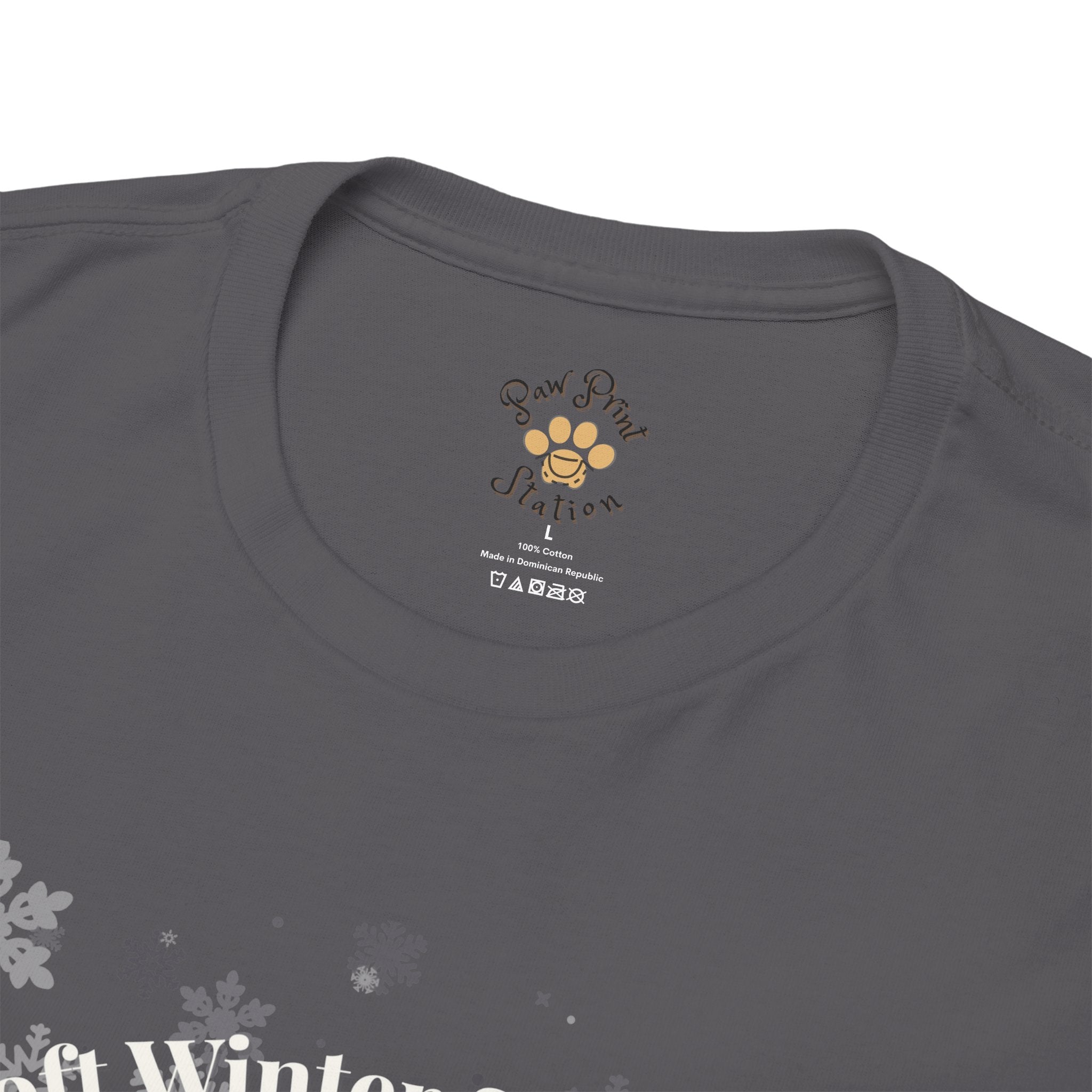 Unisex Personalized T-Shirt – Soft Winter Stillness: Siamese Watercolor Portrait Edition