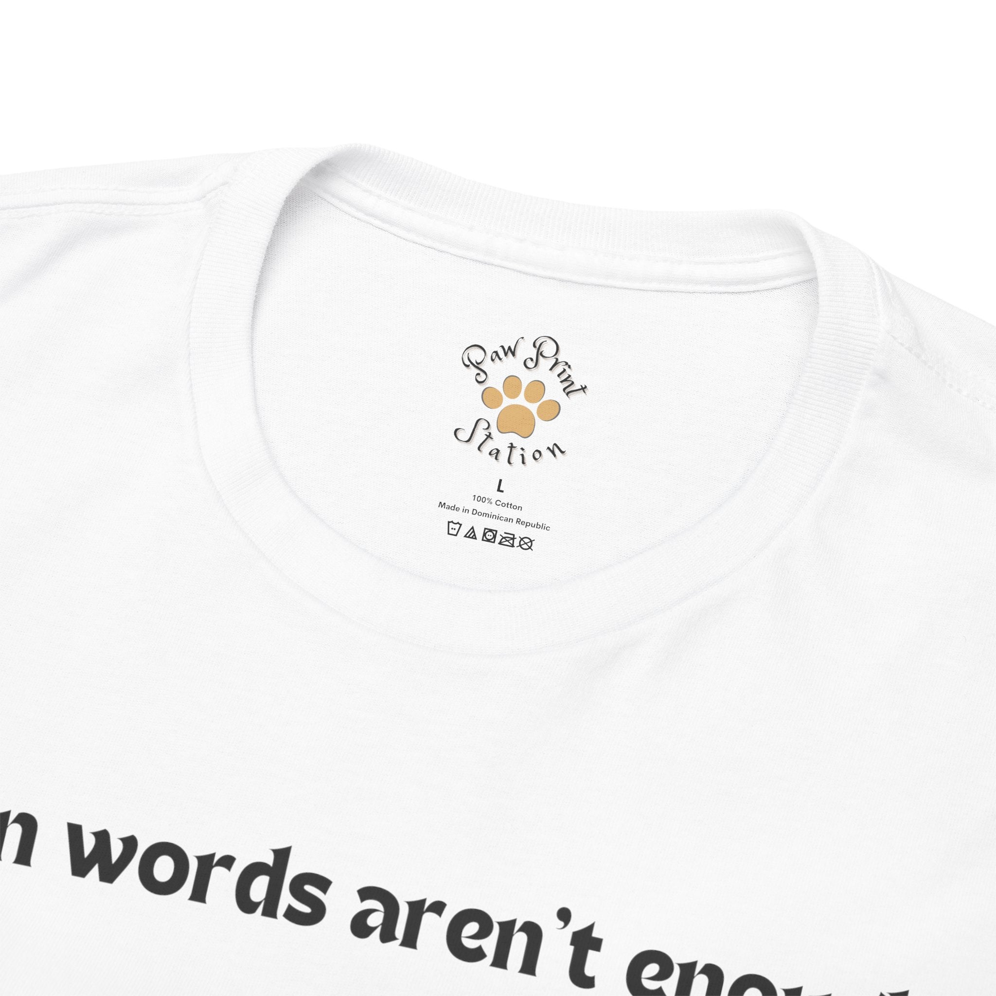 Women's - When Words Aren't Enough: Aussie Love T-Shirt