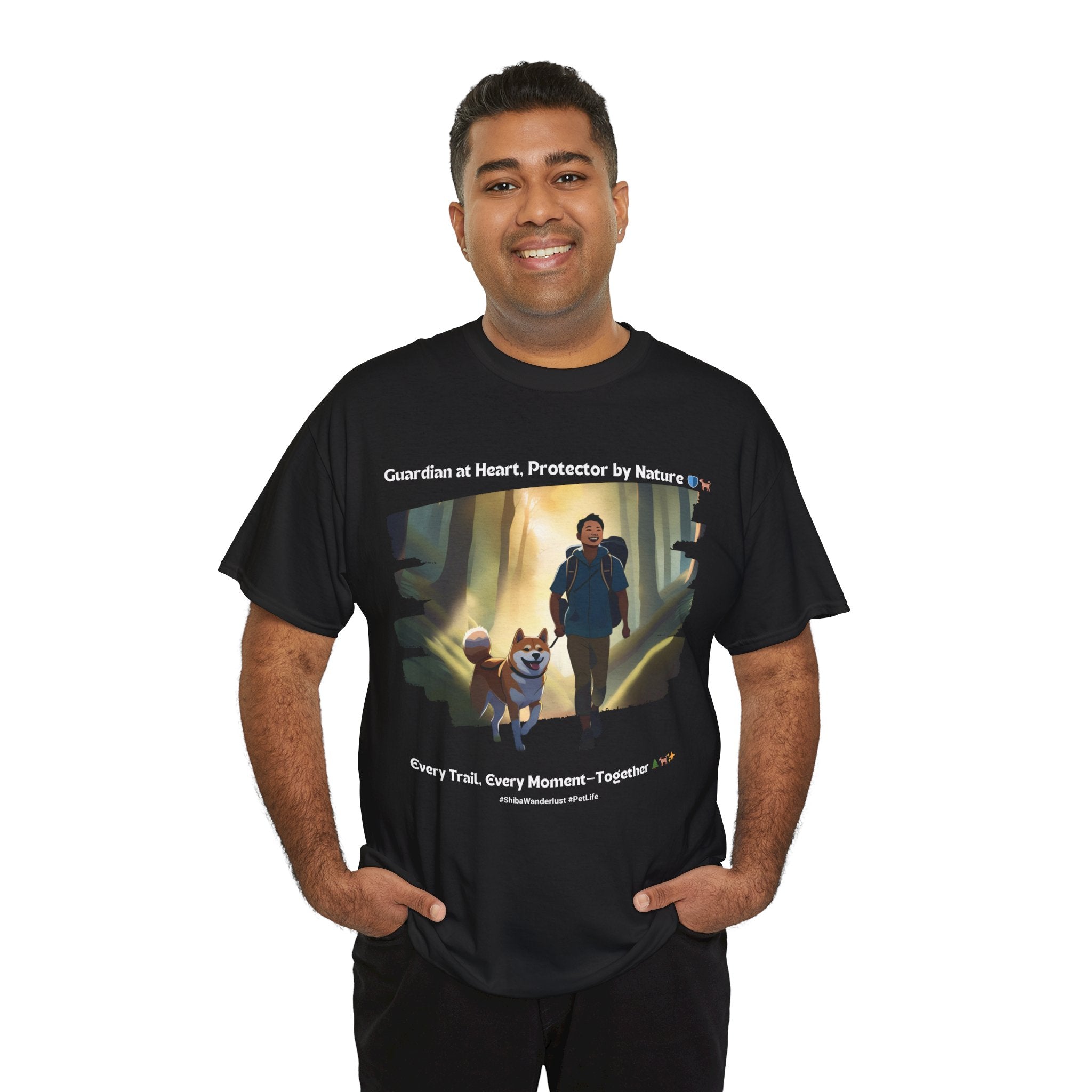 Men's - Guardian of the Wild: Shiba Inu T-Shirt