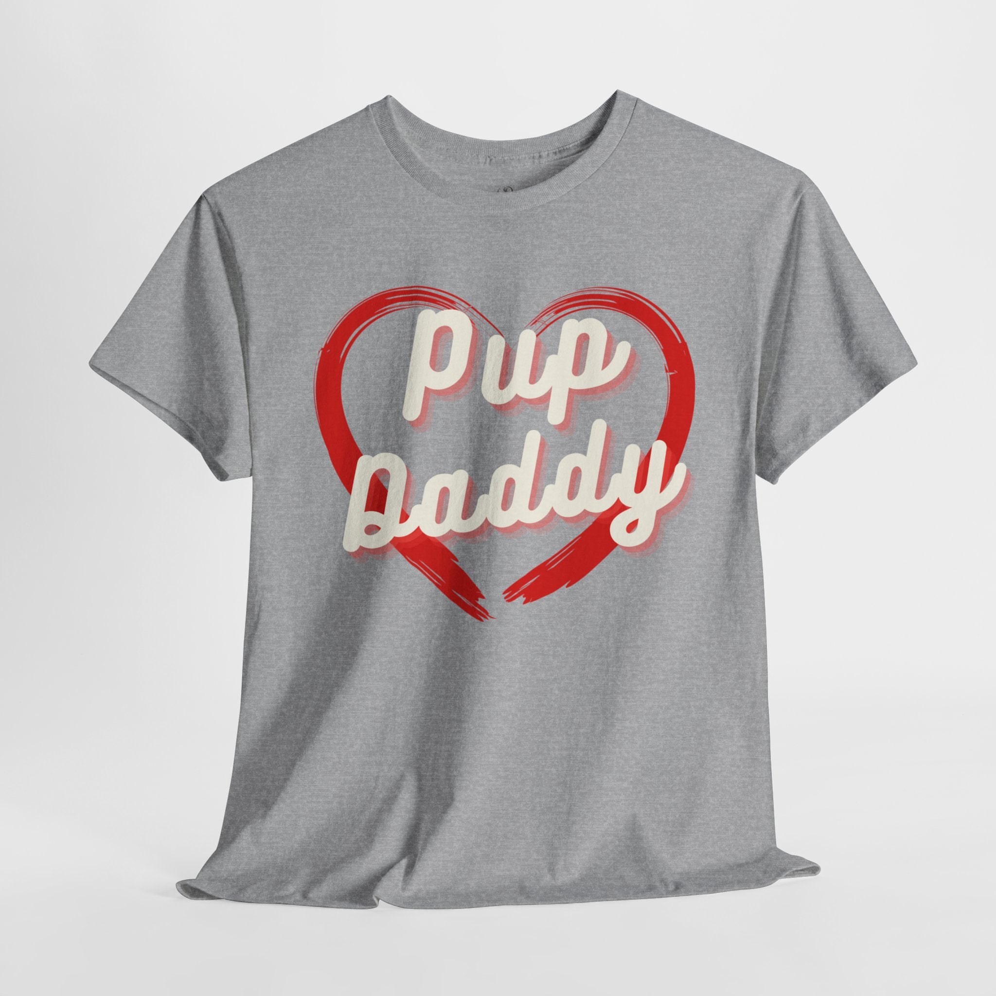 Men's - Pup Daddy Heart Dog T-Shirt