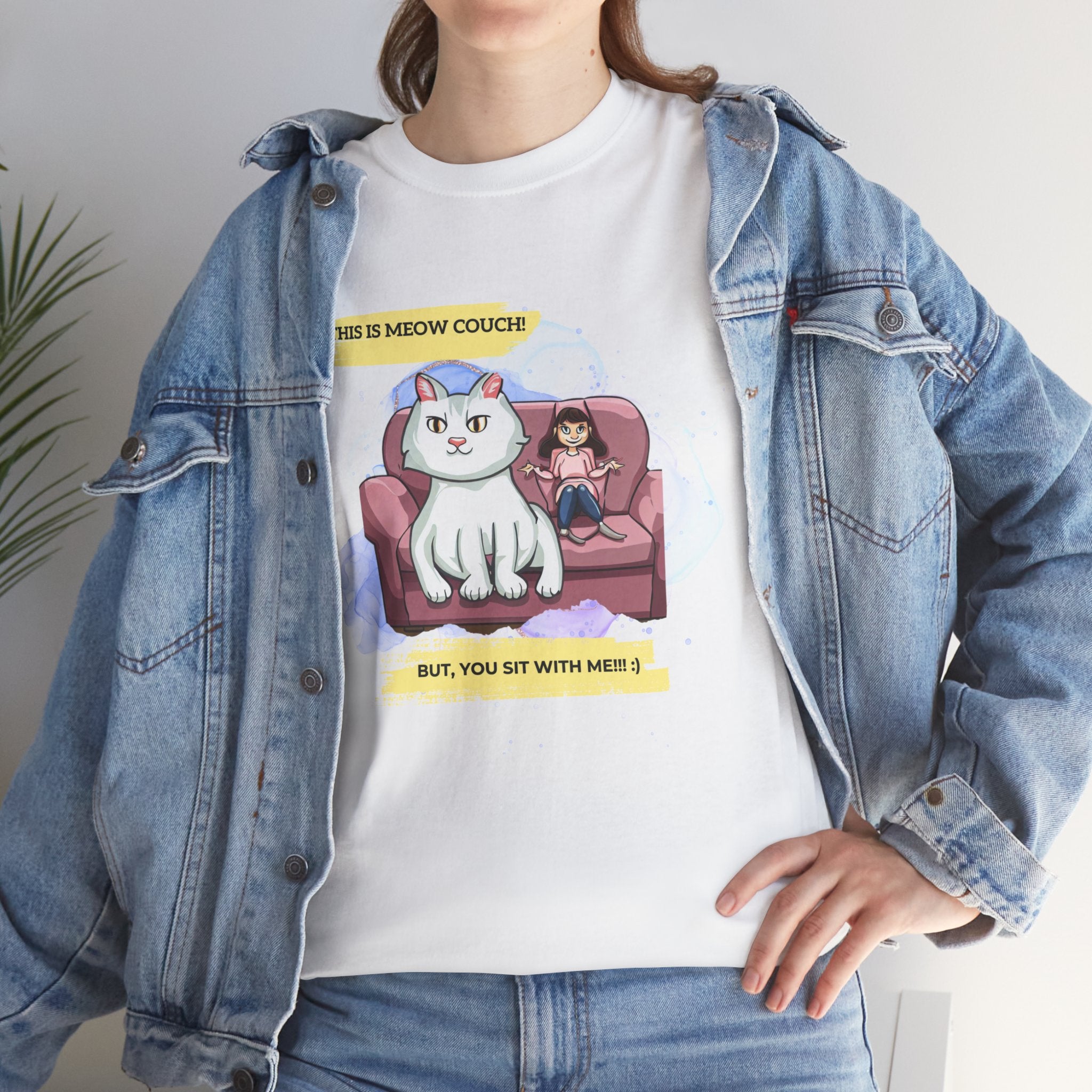 Unisex - Meow Couch T-Shirt