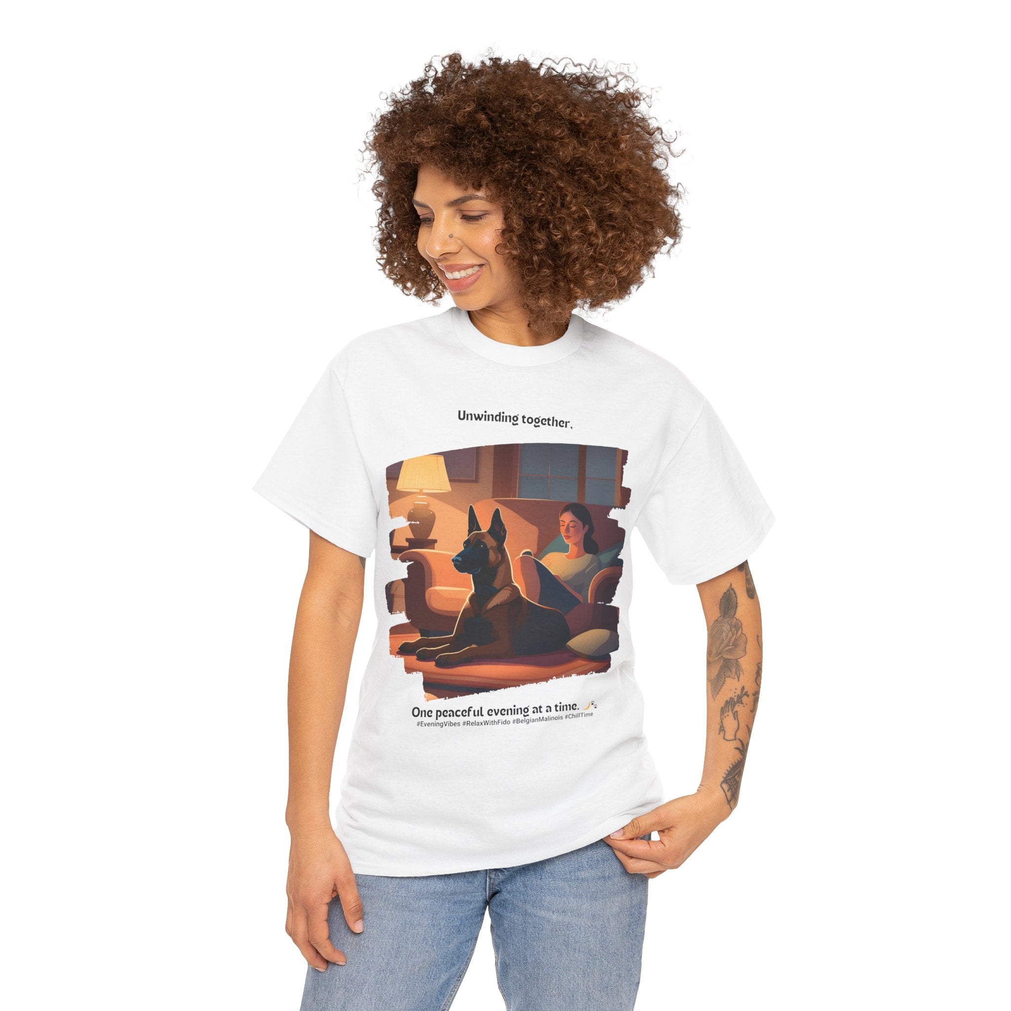 Women's - Unwinding Together: Belgian Malinois T-Shirt