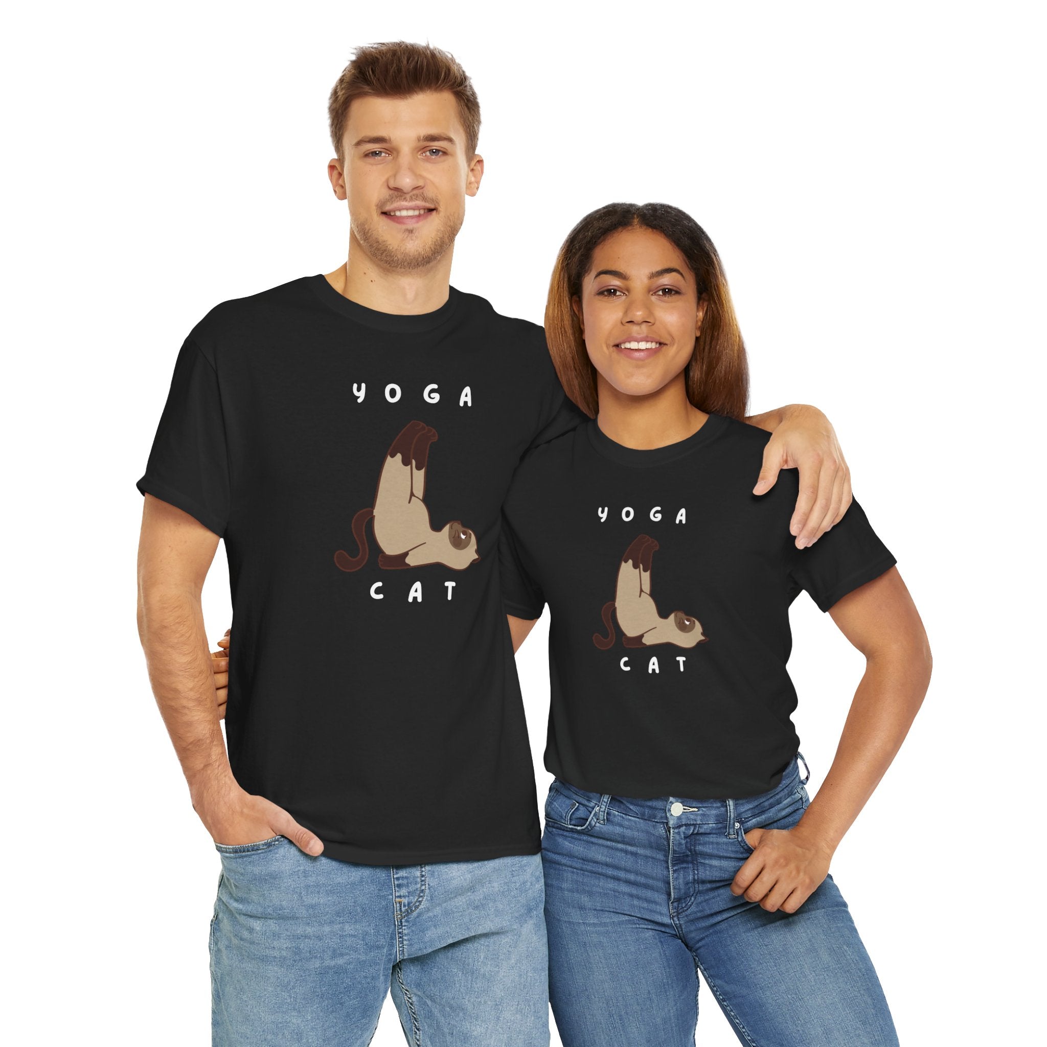 Unisex - Yoga Cat T-Shirt