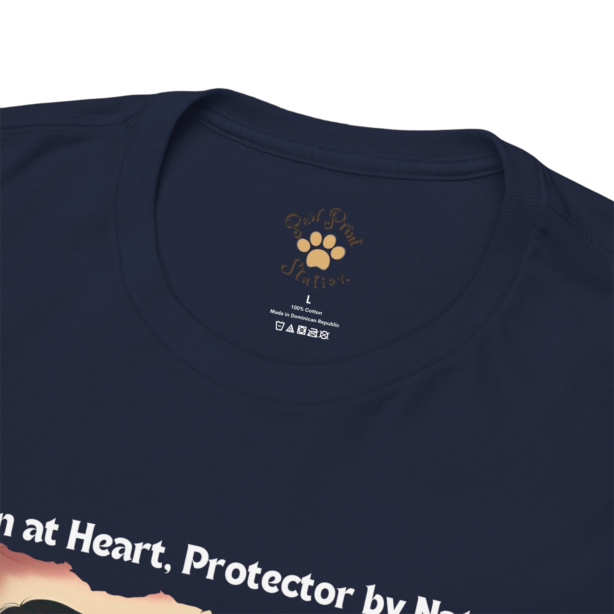 Men's - Guardian at Heart, Protector by Nature: Shiba Inu T-Shirt