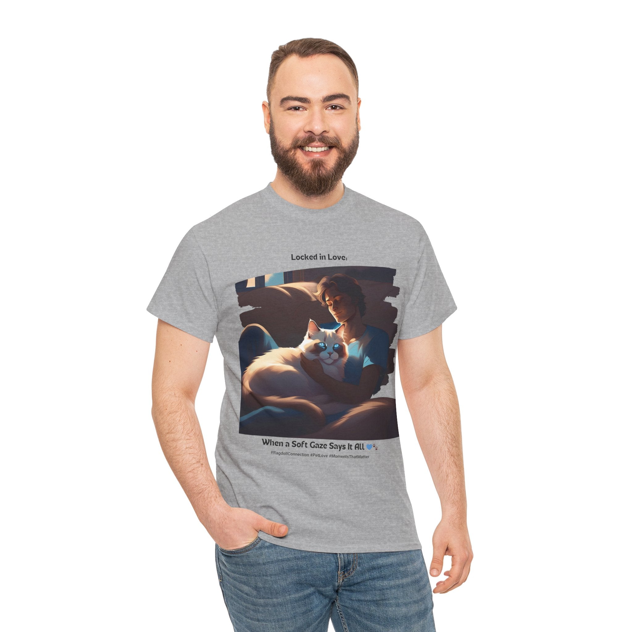 Men's - A Gaze That Speaks Volumes: Ragdoll T-Shirt