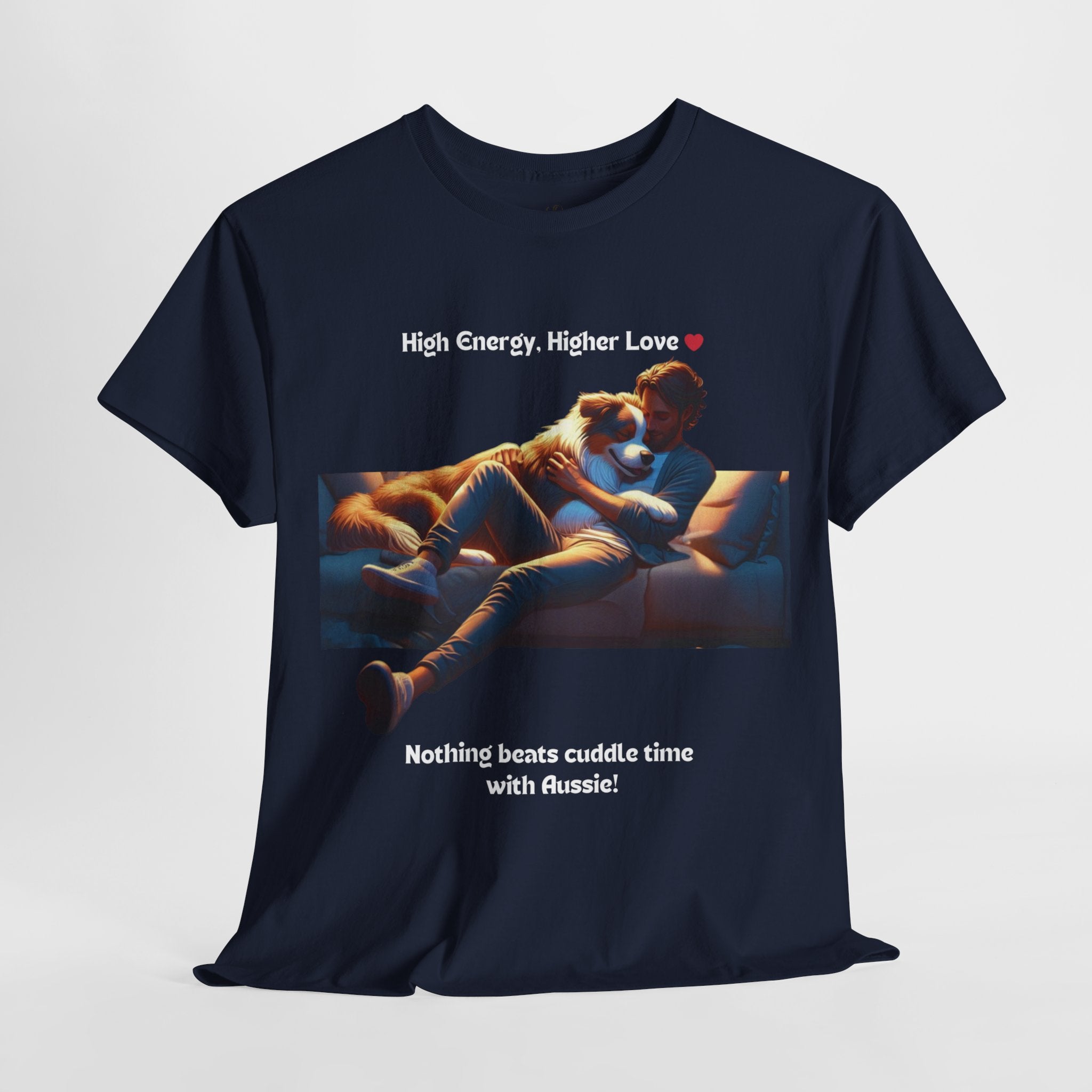 Men's - High Energy, Higher Love: Aussie Cuddle T-Shirt