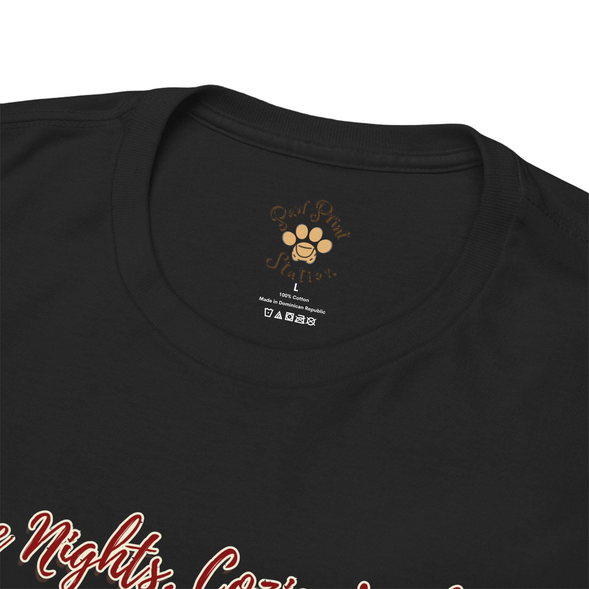 Unisex T-Shirt – Movie Nights, Cozier With You: Boston Terrier Fall Shirt