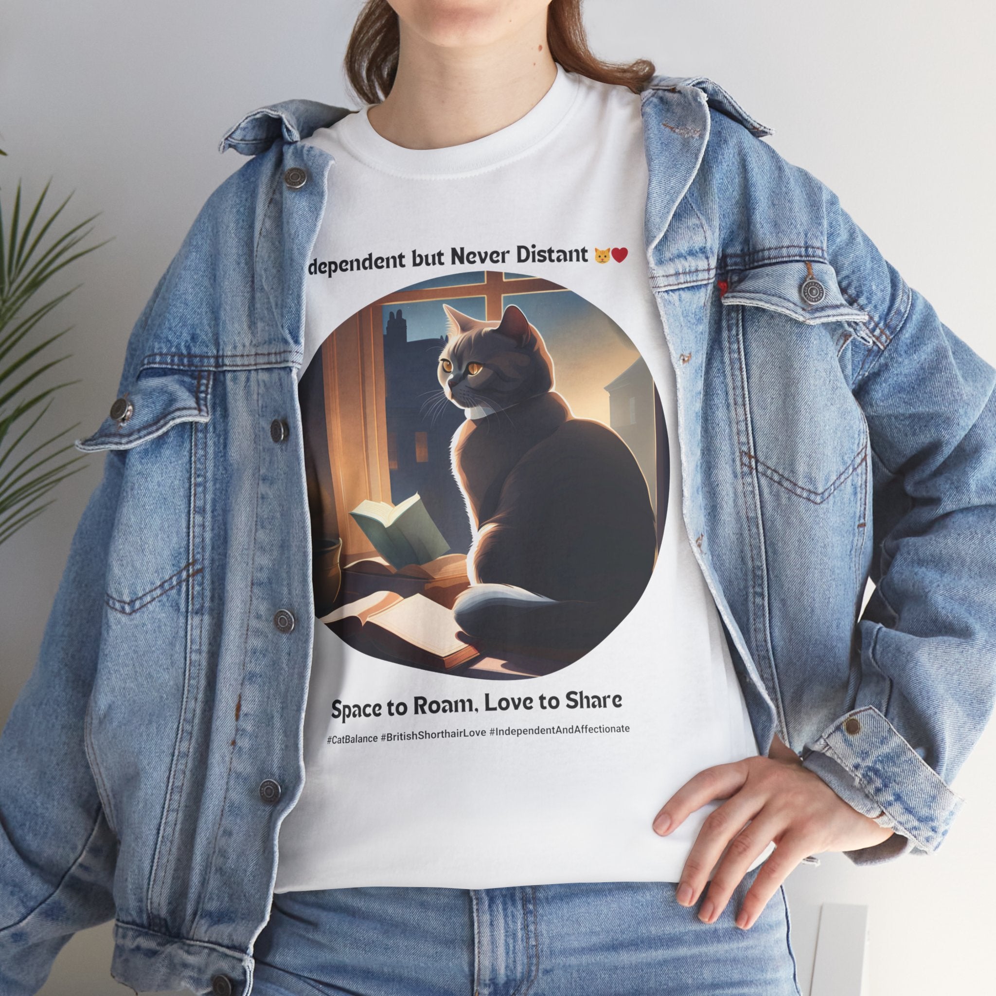 Unisex - Space to Roam, Love to Share: British Shorthair T-Shirt