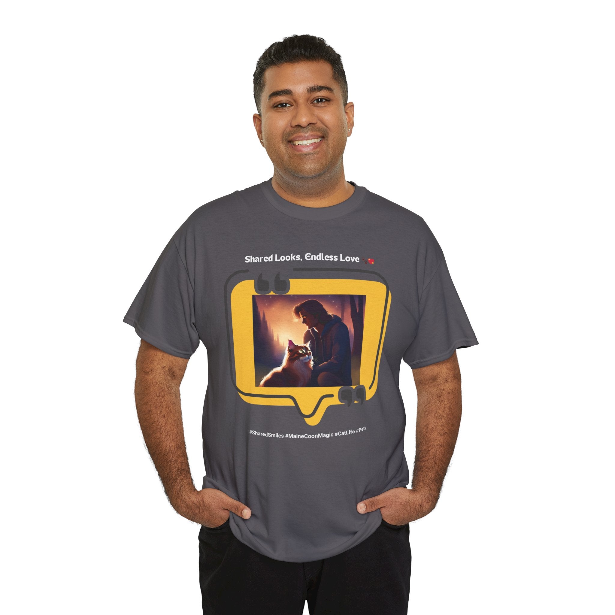 Men's - Shared Looks, Endless Love: Maine Coon Magic T-Shirt