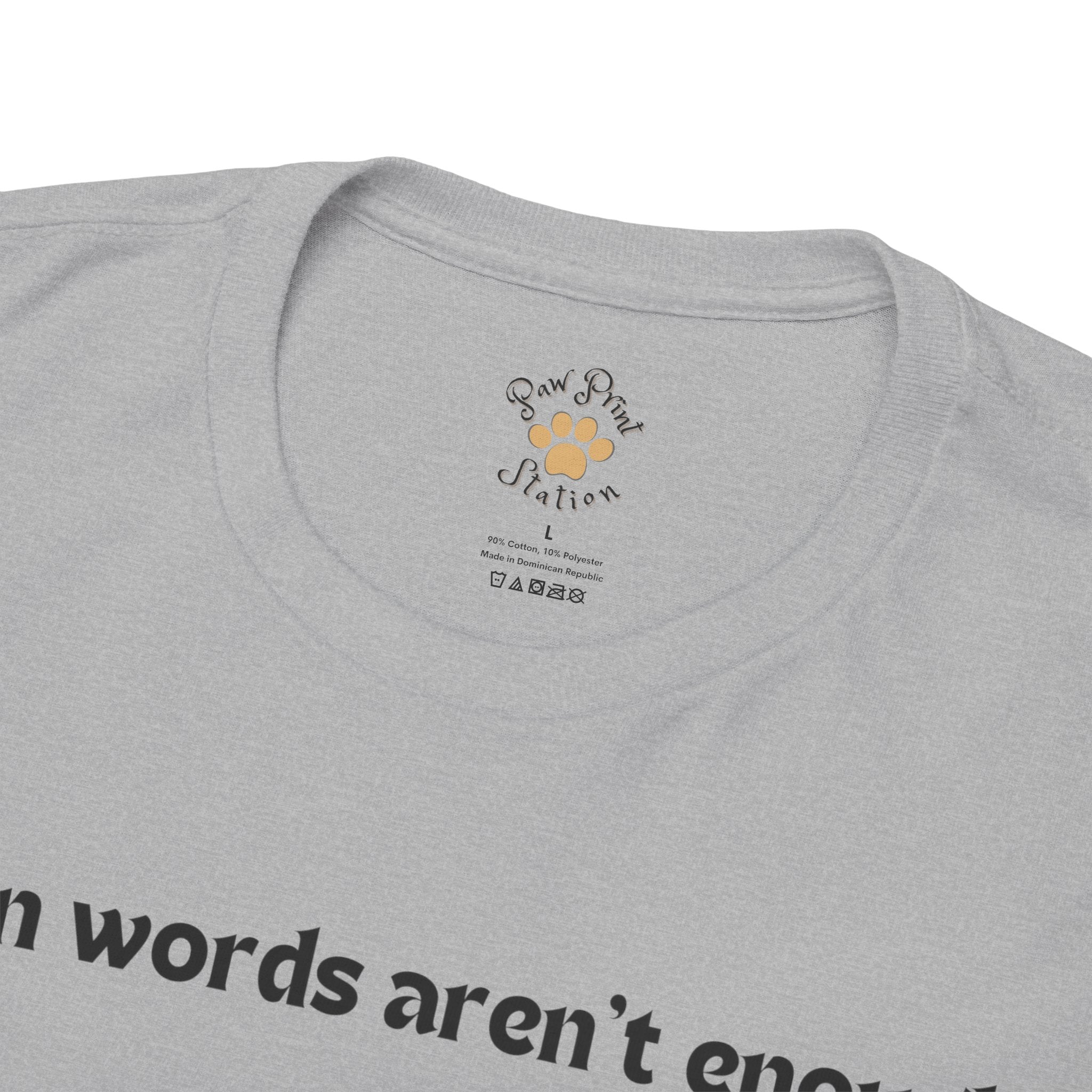 Women's - When Words Aren't Enough: Aussie Love T-Shirt