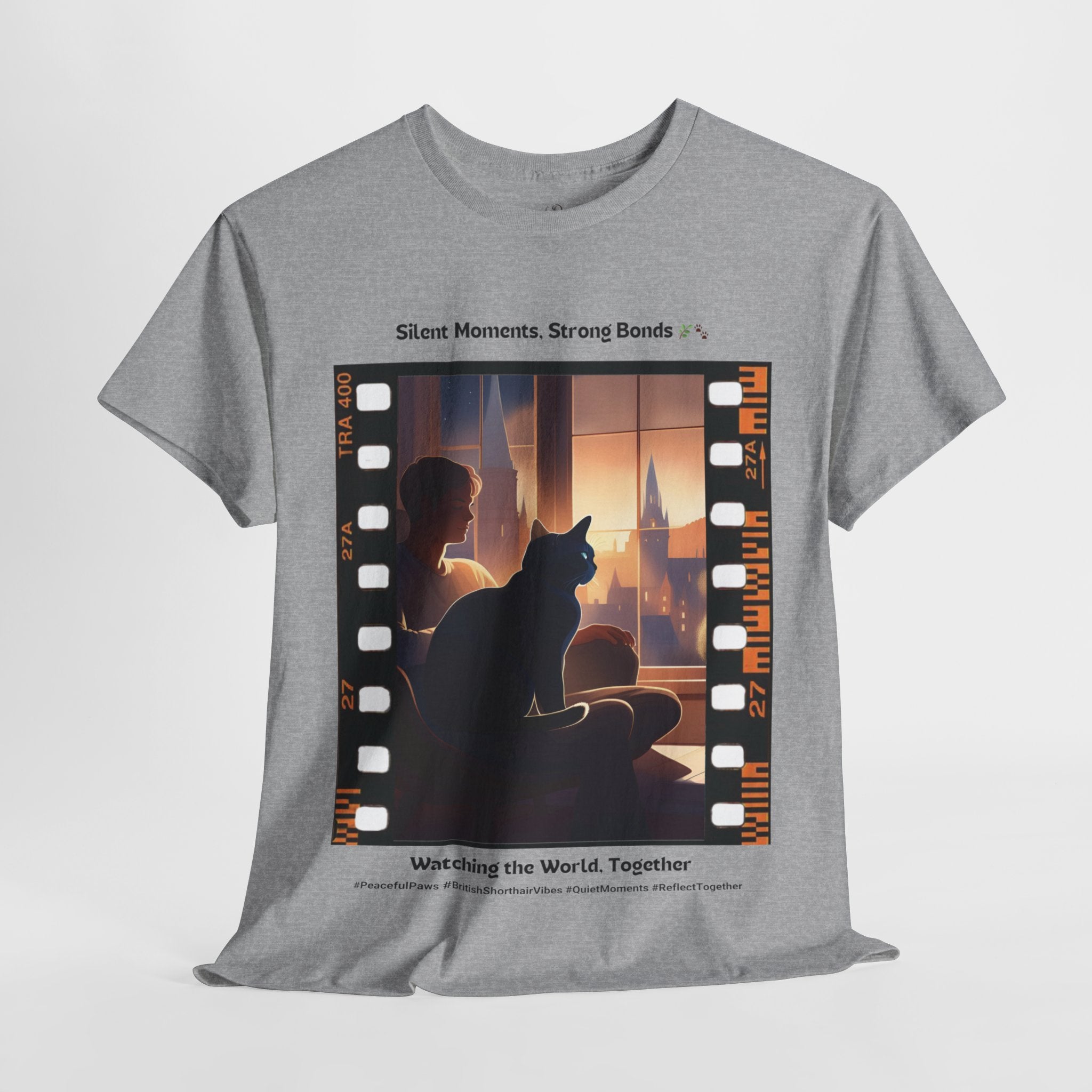 Men's - Quiet Moments, Strong Bonds: British Shorthair T-Shirt