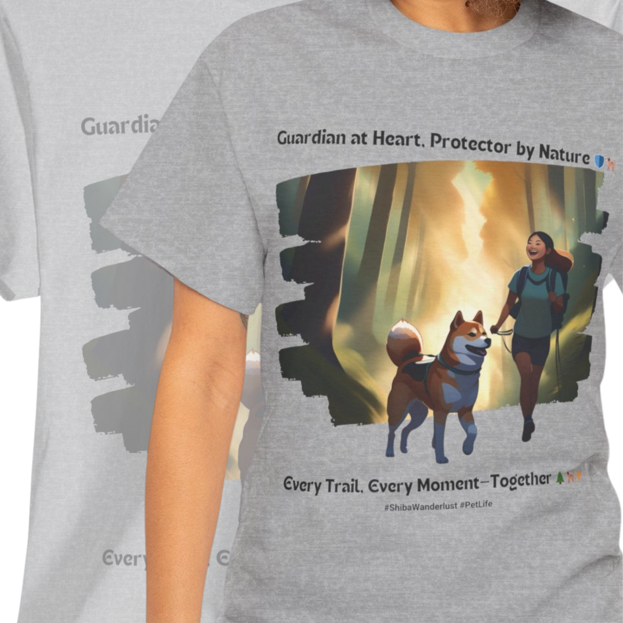 Women's - Guardian of the Wild: Shiba Inu T-Shirt