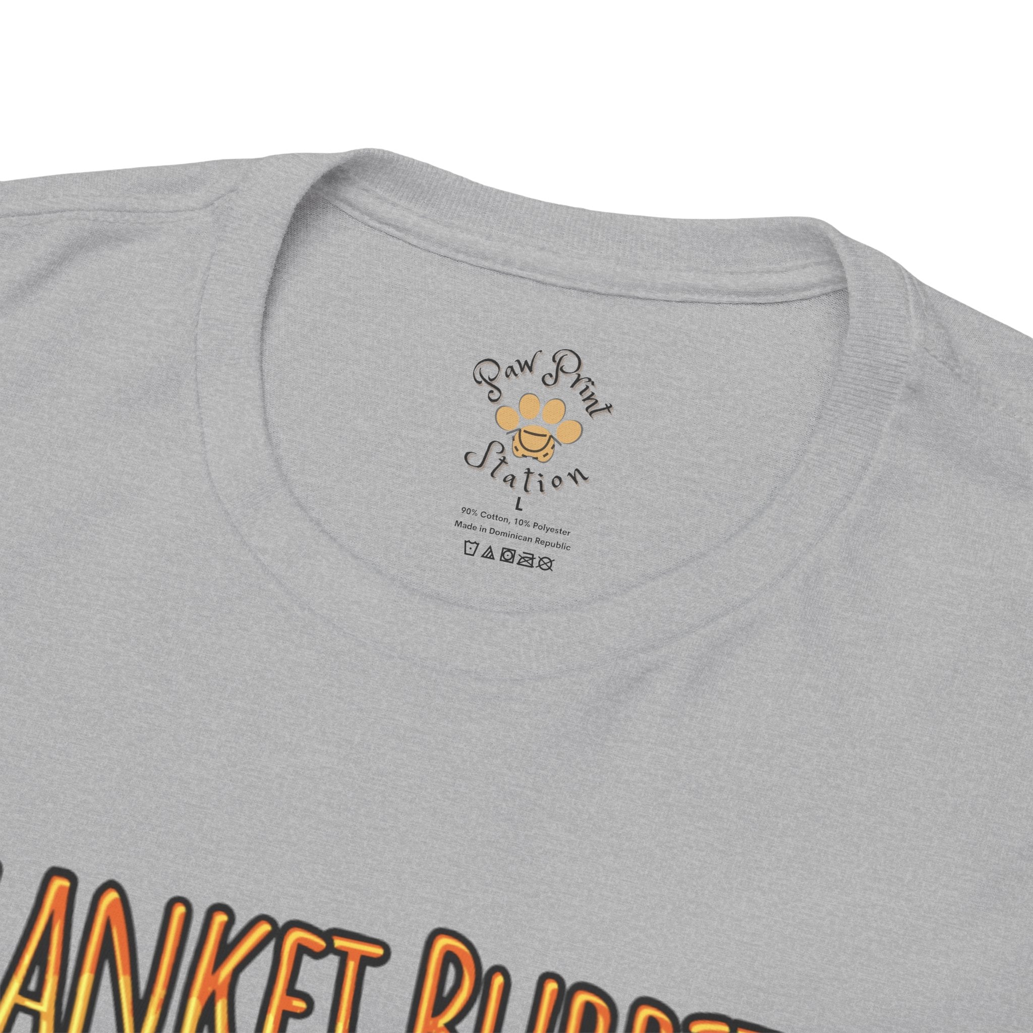 Unisex T-Shirt – Blanket Burrito, Warm Hearts: Cozy Fall Moments with Your Shih Tzu