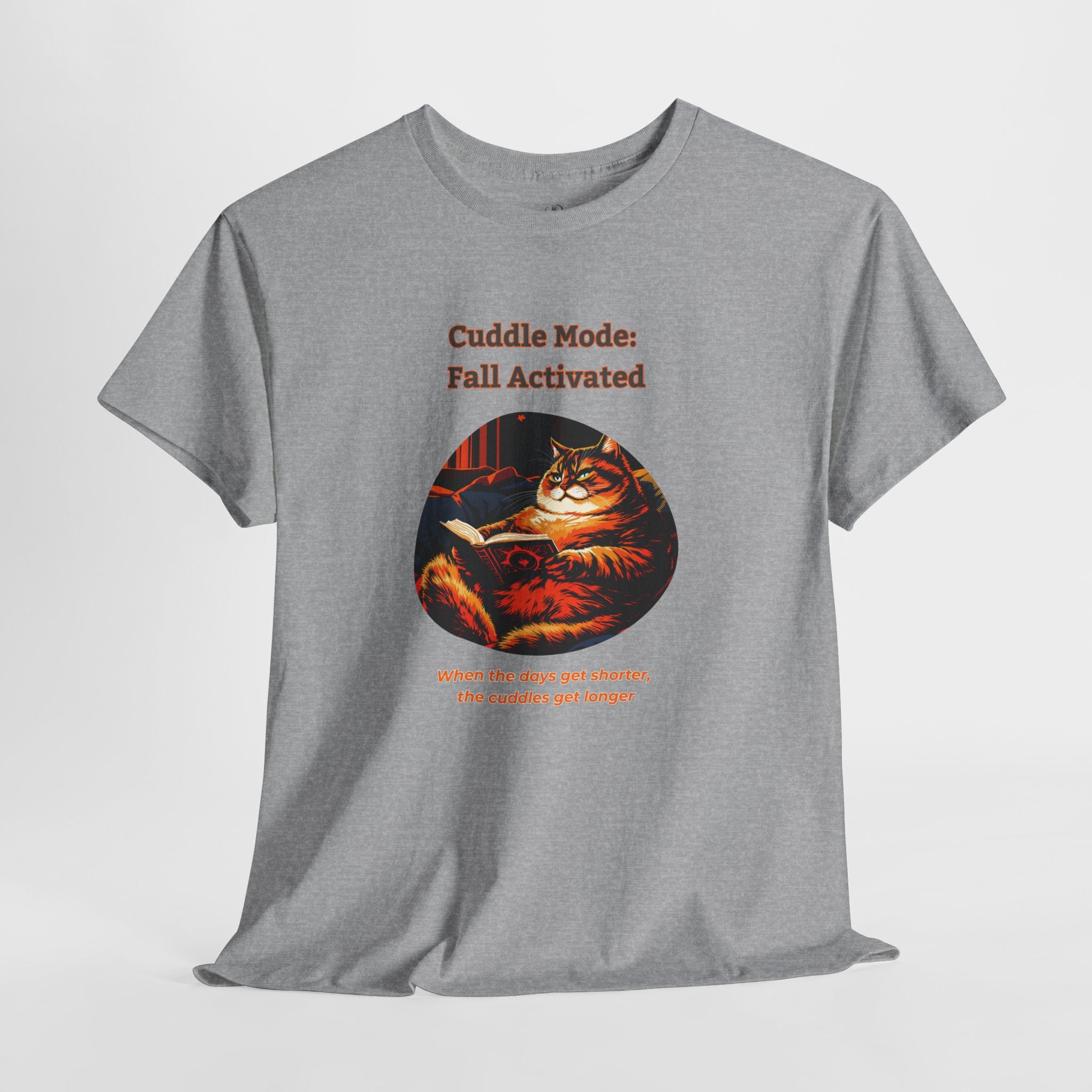 Unisex T-Shirt – Cuddle Mode: Fall Activated: British Shorthair Cat Shirt
